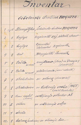 Inventarni list